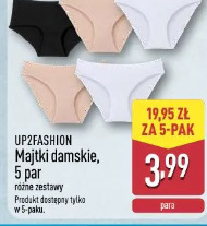 Up2fashion Majtki damskie, 5 par