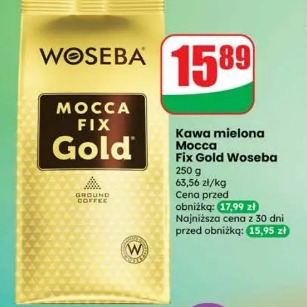 Kawa mielona Mocca Fix Gold Woseba