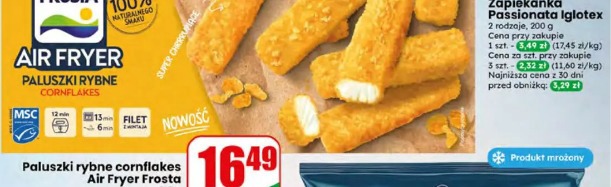 Paluszki rybne cornflakes Air Fryer Frosta