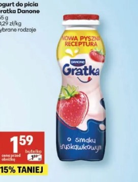 Jogurt do picia Gratka Danone