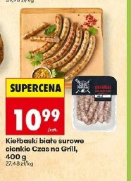 Kiełbaski białe surowe cienkie Czas na Grill