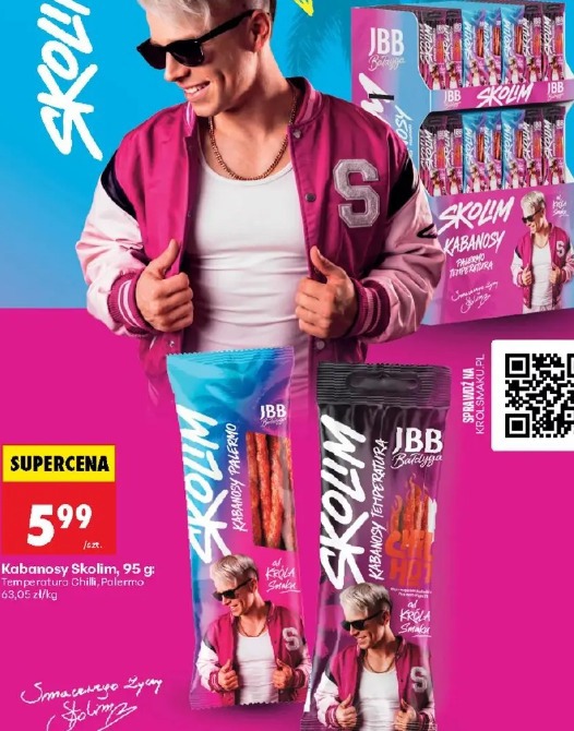 Kabanosy Skolim JBB Bałdyga