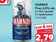 Harnaś Piwo 5,8% alk. 6 x 0,5l puszka