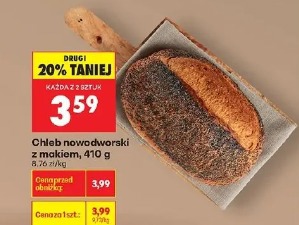 Chleb nowodworski z makiem