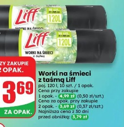 Worki na śmieci z taśmą Liff