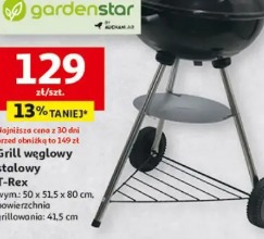 Grill węglowy stalowy T-Rex Gardenstar