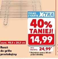 Ruszt do grilla prostokątny