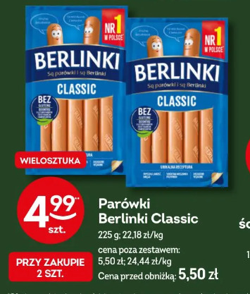 Parówki Berlinki Classic