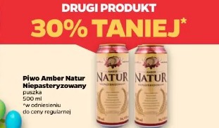 Piwo Amber Natur Niepasteryzowany