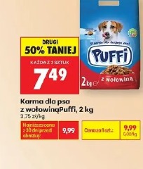 Karma dla psa z wołowiną Puffi