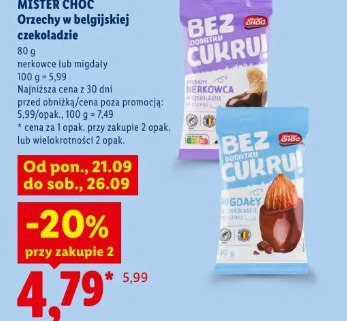 Mister Choc Orzechy w belgijskiej czekoladzie