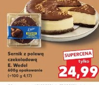Sernik z polewą czekoladową E. Wedel