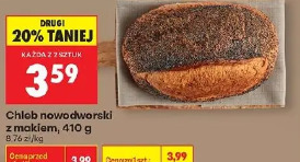 Chleb nowodworski z makiem