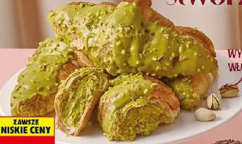 Croissant z nadzieniem i polewą