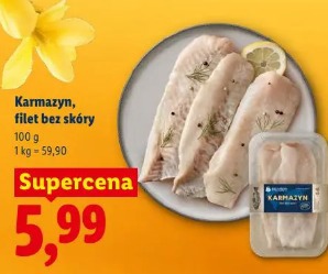 Karmazyn, filet bez skóry