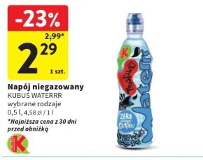Napój niegazowany KUBUŚ WATERRR