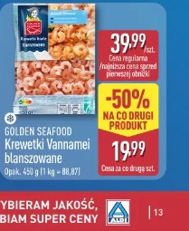 Golden Seafood Krewetki Vannamei blanszowane