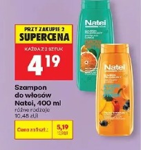 Szampon do włosów Natei, 400 ml