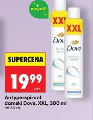 Antyperspirant damski Dove, XXL