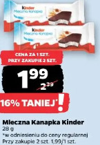 Mleczna Kanapka Kinder