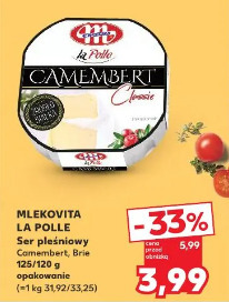 Mlekovita La Polle Ser pleśniowy Camembert, Brie
