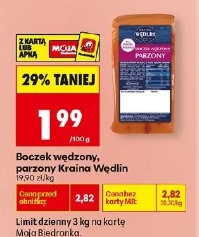 Boczek wędzony, parzony Kraina Wędlin