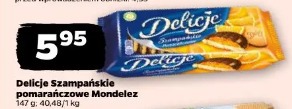Delicje Szampańskie pomarańczowe Mondelez