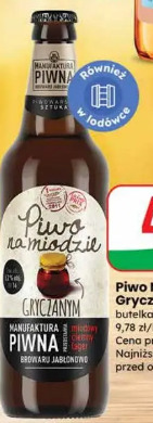Piwo Na Miodzie Gryczanym butelka bezzwrotna
