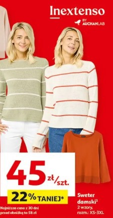 Sweter damski Inextenso by Auchanlab
