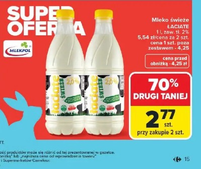 Mleko świeże ŁACIATTE