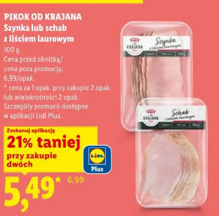 Pikok od Krajana szynka lub schab z liściem laurowym