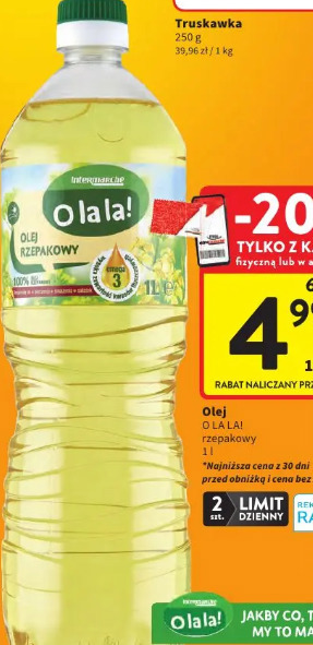 Olej rzepakowy Olala