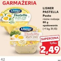 Lisner Pastella Pasta różne rodzaje