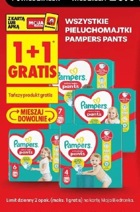 Wszystkie pieluchomajtki Pampers Pants