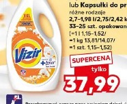 Vizir Płyn, Proszek lub Kapsułki do prania