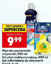 Płyn do czyszczenia zmywarki lub płyn nabłyszczający lub odświeżacz do zmywarki Finish