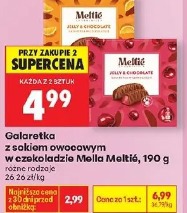 Galaretka z sokiem owocowym w czekoladzie Mella Meltie