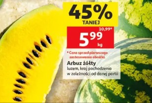 Arbuz żółty