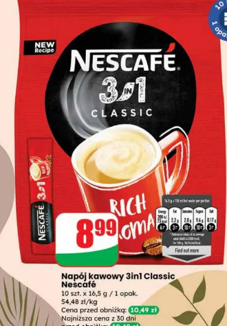 Napój kawowy 3in1 Classic Nescafé