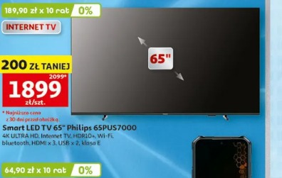 Smart LED TV 65" Philips 65PUS7000