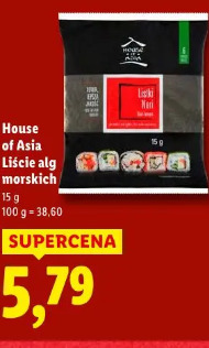 House of Asia Liście alg morskich