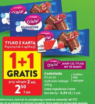 Olala! czekolada wybrane rodzaje