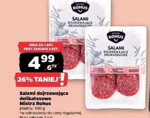 Salami dojrzewające delikatesowe Mistrz Rohus