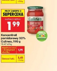 Koncentrat pomidorowy 30% Culineo, 190 g