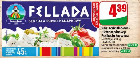 Ser sałatkowo-kanapkowy Fellada Łowicz