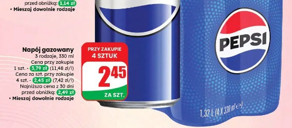 Napój gazowany Pepsi