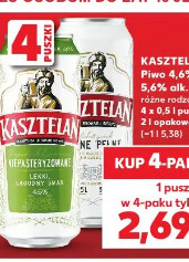 Kasztelan piwo 4,6%, 5,6% alk.