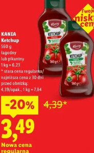 Kania Ketchup łagodny lub pikantny