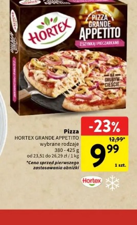 Pizza HORTEX GRANDE APPETITO wybrane rodzaje