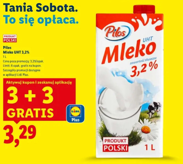 Pilos Mleko UHT 3,2%